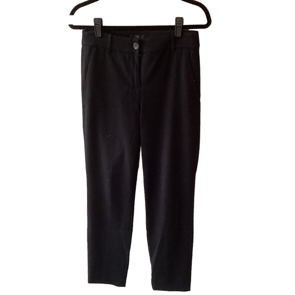 J. Crew Pants - J. CREW Solid Black K2916 Slim Ankle Bi-Stretch Trouser Pants Careerwear